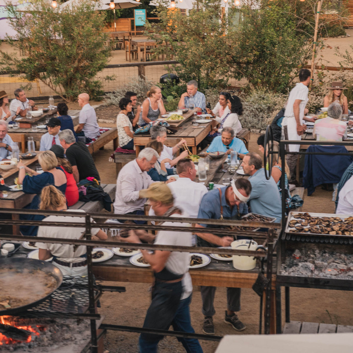 Community Table Dinner 16 seats The Ecology Center